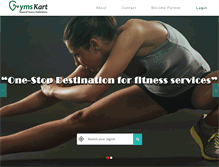 Tablet Screenshot of gymskart.com